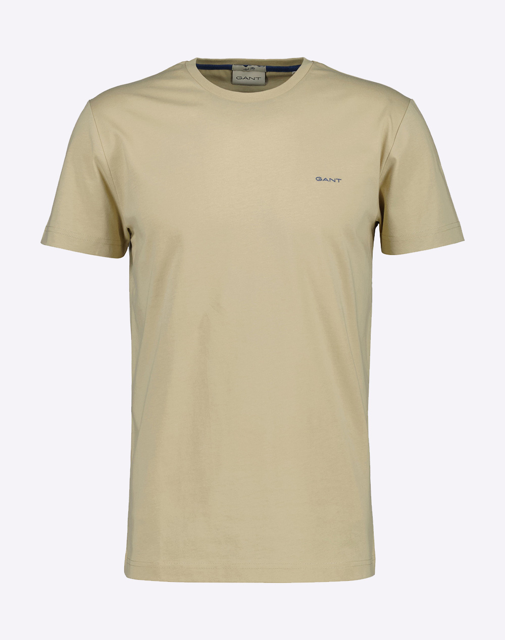 Gant Μπλουζα Κμ Contrast Logo Ss Tshirt Ανδρας Ρουχα Μπλουζες T Shirt Biege Βαμβακι 3G2003413 200