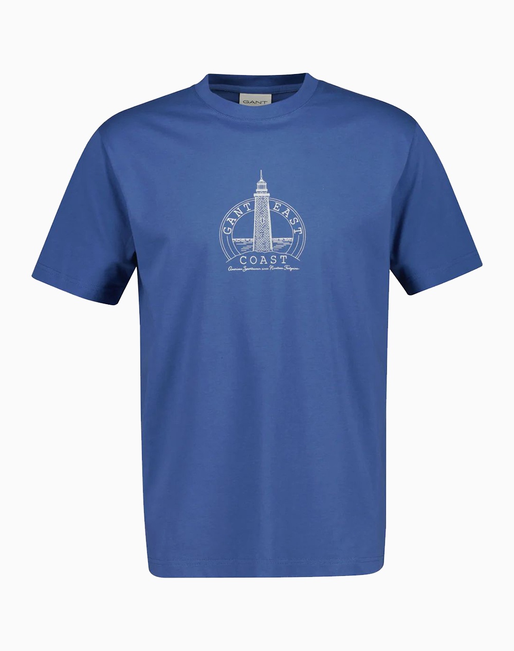 Gant Μπλουζα Κμ Graphic Ss Tshirt Ανδρας Ρουχα Μπλουζες T Shirt Blue Βαμβακιμε Ελασταν 3G2003425 442