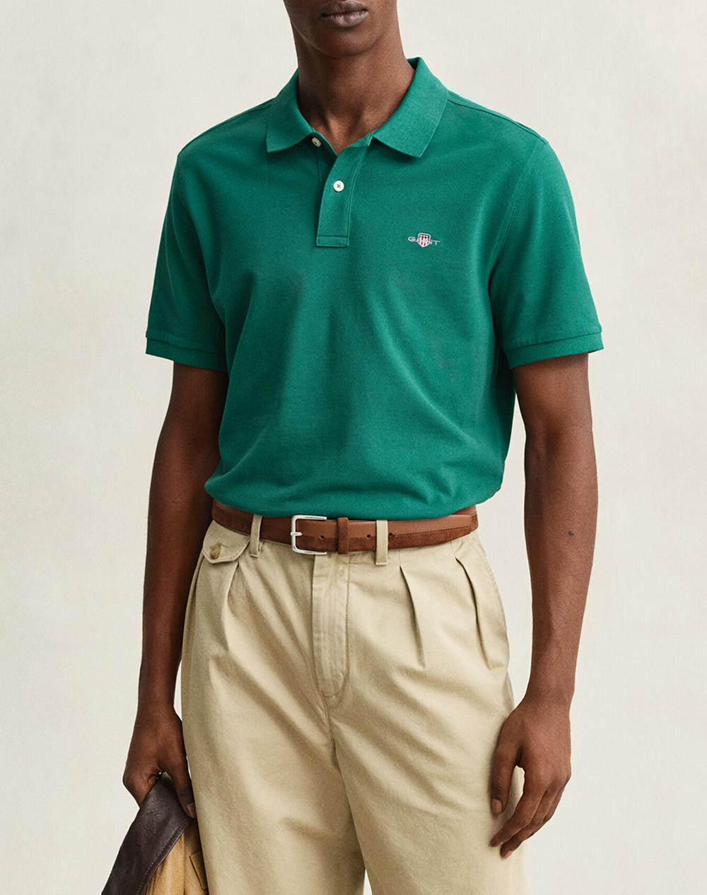 Gant Μπλουζα Κμ Reg Shield Ss Pique Polo Ανδρας Ρουχα Μπλουζες Polo Mediumforestgreen Βαμβακι 3G2210 1 376 - Koolfly