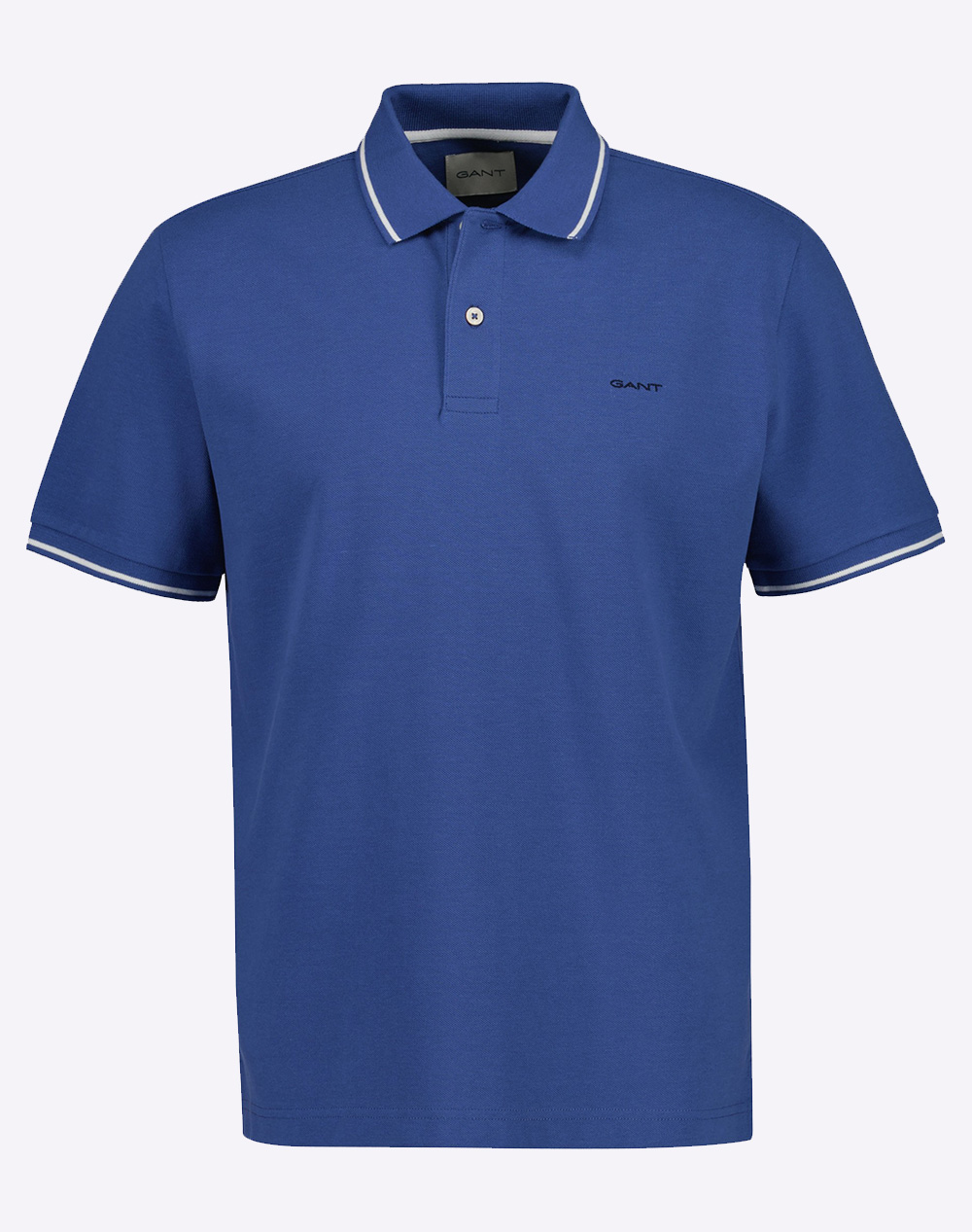 Gant Μπλουζα Κμ Tipping Ss Pique Polo Ανδρας Ρουχα Μπλουζες Polo Blue Βαμβακι 3G2062034 442 - Koolfly