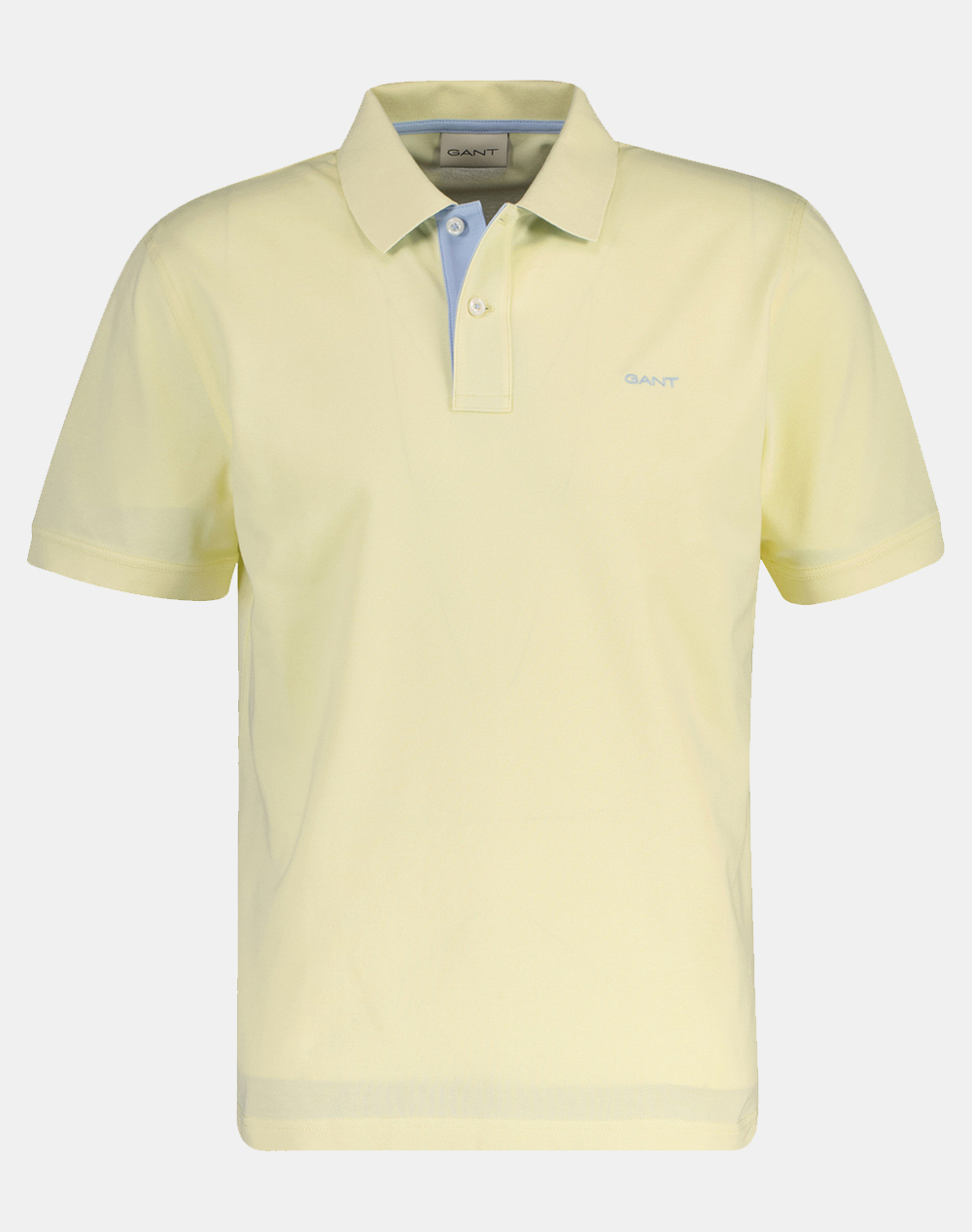 Gant Μπλουζα Κμ Reg Contrast Pique Ss Polo Ανδρας Ρουχα Μπλουζες Polo Lightyellow Βαμβακι,Με Ελασταν 3G2062026 713 - Koolfly