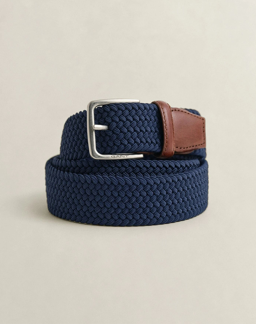Gant Ζωνη Elastic Braided Belt Ανδρας Αξεσουαρ Ζωνες Blue Με Ελασταν,Συνθετικο 3G9940193 409 - Koolfly
