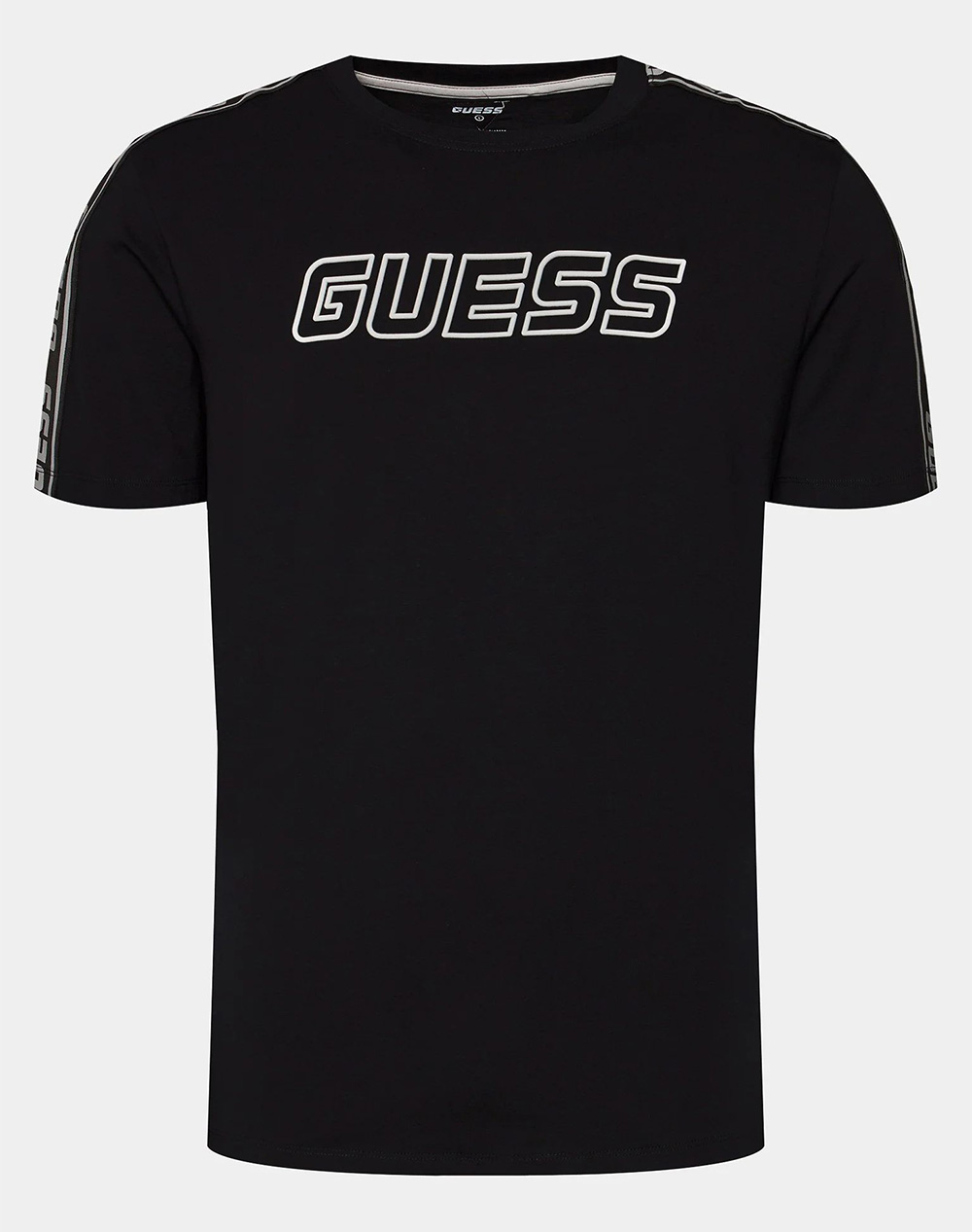 Guess Arlo Cn T Shirt Μπλουζα Ανδρικο Ανδρας Ρουχα Μπλουζες T Shirt Black Βαμβακιμε Ελασταν Z4Gi18J1314 Jblk