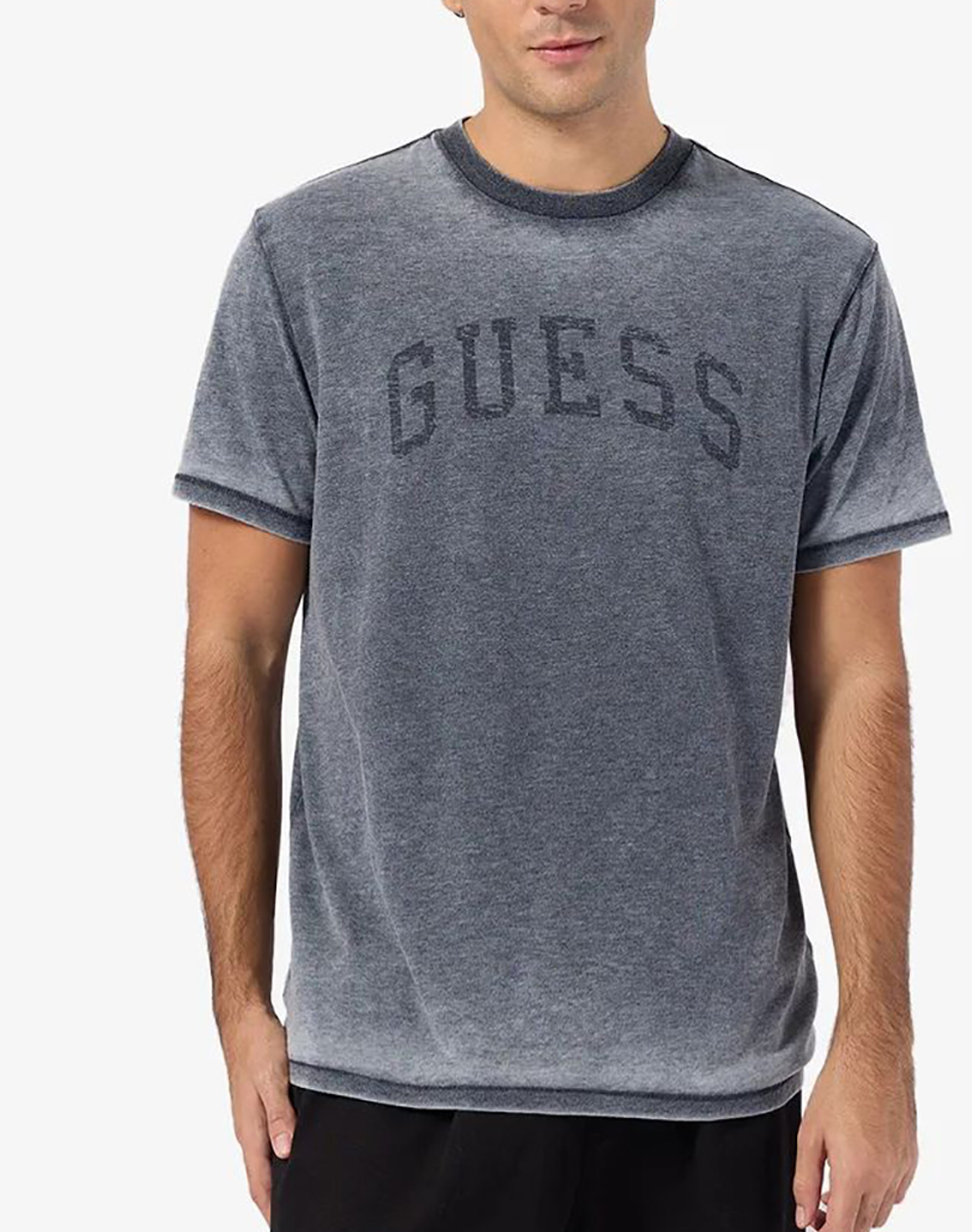 Guess Ss Bsc Marine Logo Tee Μπλουζα Ανδρικο Ανδρας Ρουχα Μπλουζες T Shirt Rafblue Βαμβακισυνθετικο M6Ri11Kc4J0 G7V2