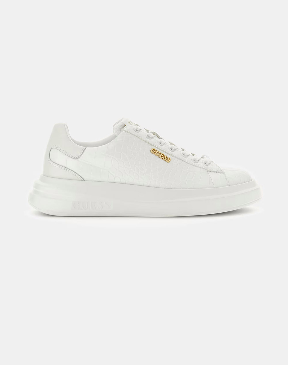 Guess Elba Παπουτσι Ανδρικο Ανδρας Αθλητικα Παπουτσια Παπουτσια White Δερμασυνθετικο Fmpelaele12 White