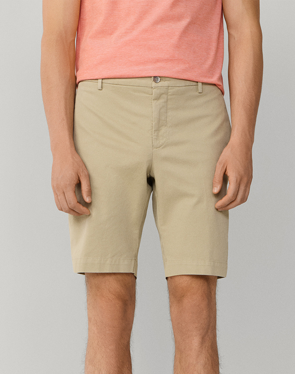 Hackett Essentials Core Short Ken Βερμουδα Ανδρικο Ανδρας Ρουχα Σορτς | Βερμουδες Chinos Biege Βαμβακιμε Ελασταν Hm8000017 870