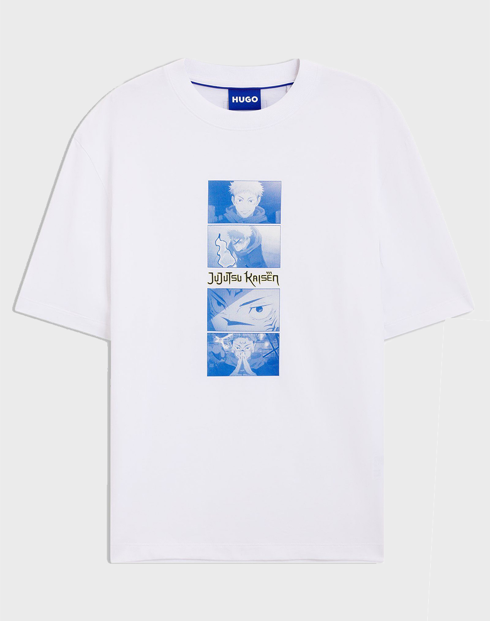 Hugo Nuley_Jjk 10272987 01 Ανδρας Ρουχα Μπλουζες T Shirt White Βαμβακι 50554841 100 - Koolfly