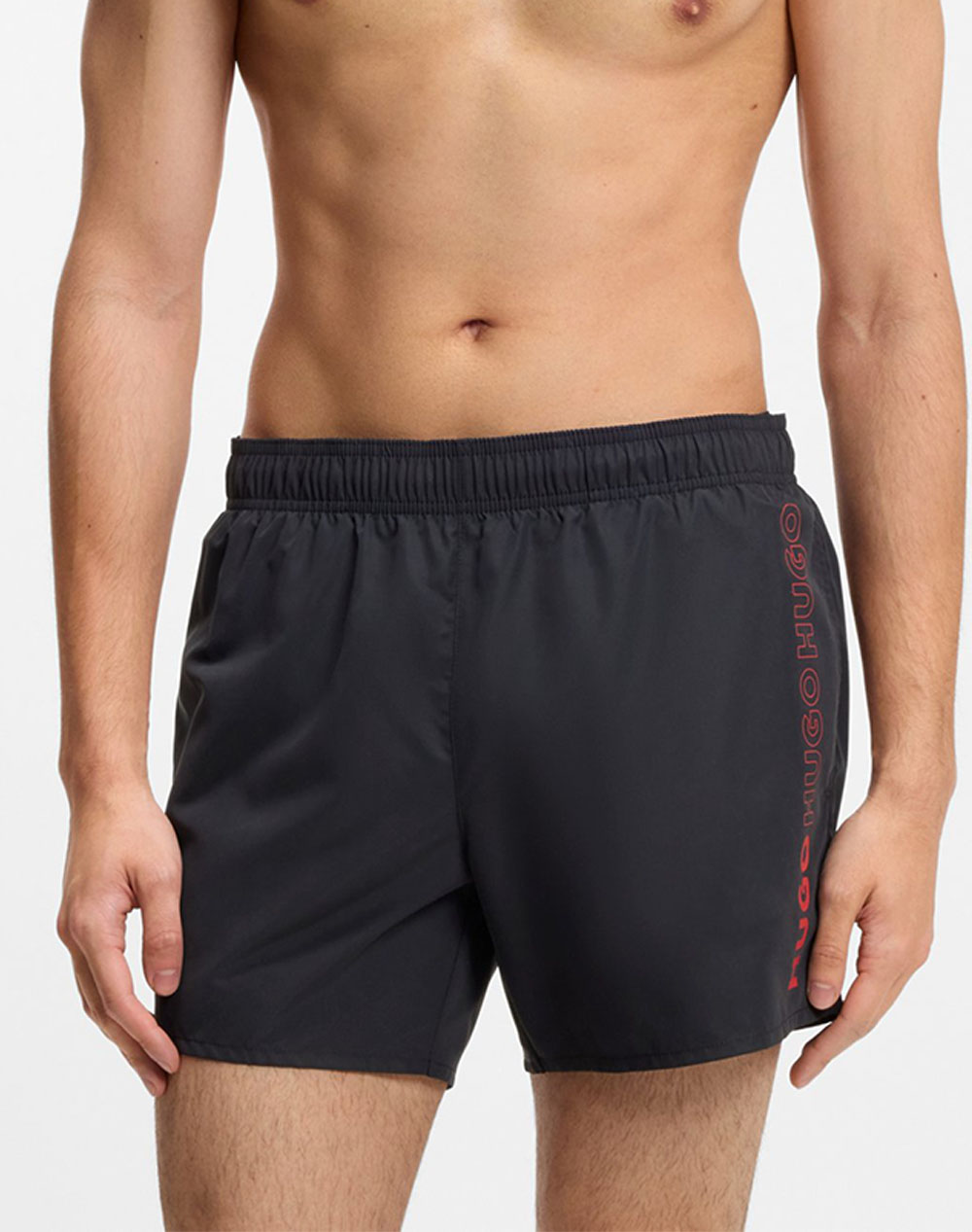 Hugo Tiki 10262303 01 Ανδρας Ρουχα Μαγιο Σορτς Black Συνθετικο 50561111 001