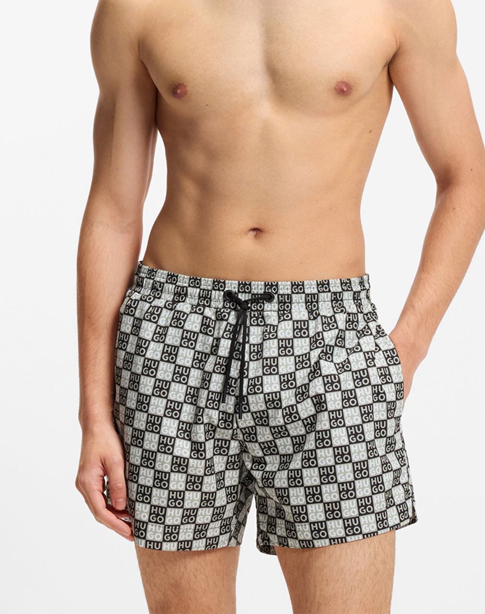 Hugo Aaron_Swim 10262303 01 Ανδρας Ρουχα Μαγιο Σορτς Darkgreen Συνθετικο 50556792 306