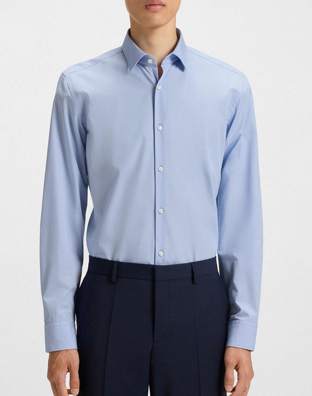 Hugo Kenno 10181991 01 Ανδρας Ρουχα Πουκαμισα Lightblue Βαμβακι 50289499 459 459