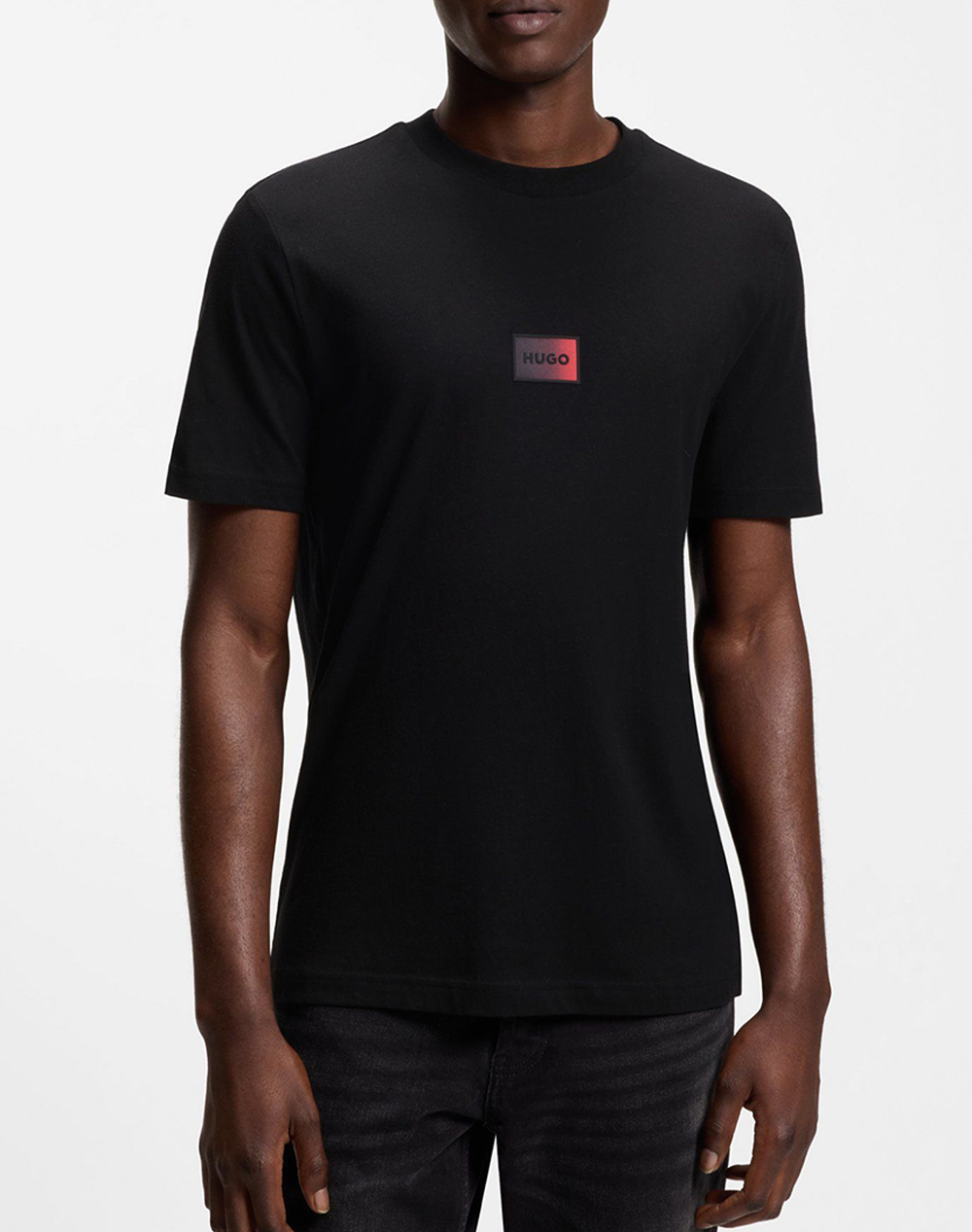 Hugo Danotie 10266462 01 Ανδρας Ρουχα Μπλουζες T Shirt Black Βαμβακι 50553124 001 - Koolfly