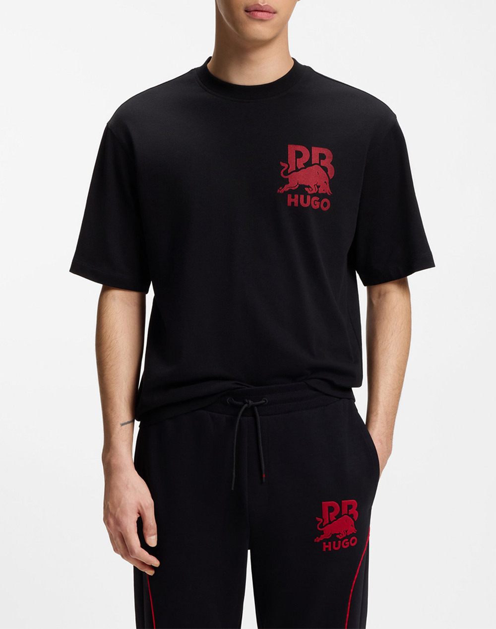 Hugo Delel_Rb 10273257 01 Ανδρας Ρουχα Μπλουζες T Shirt Black Βαμβακι 50564572 001