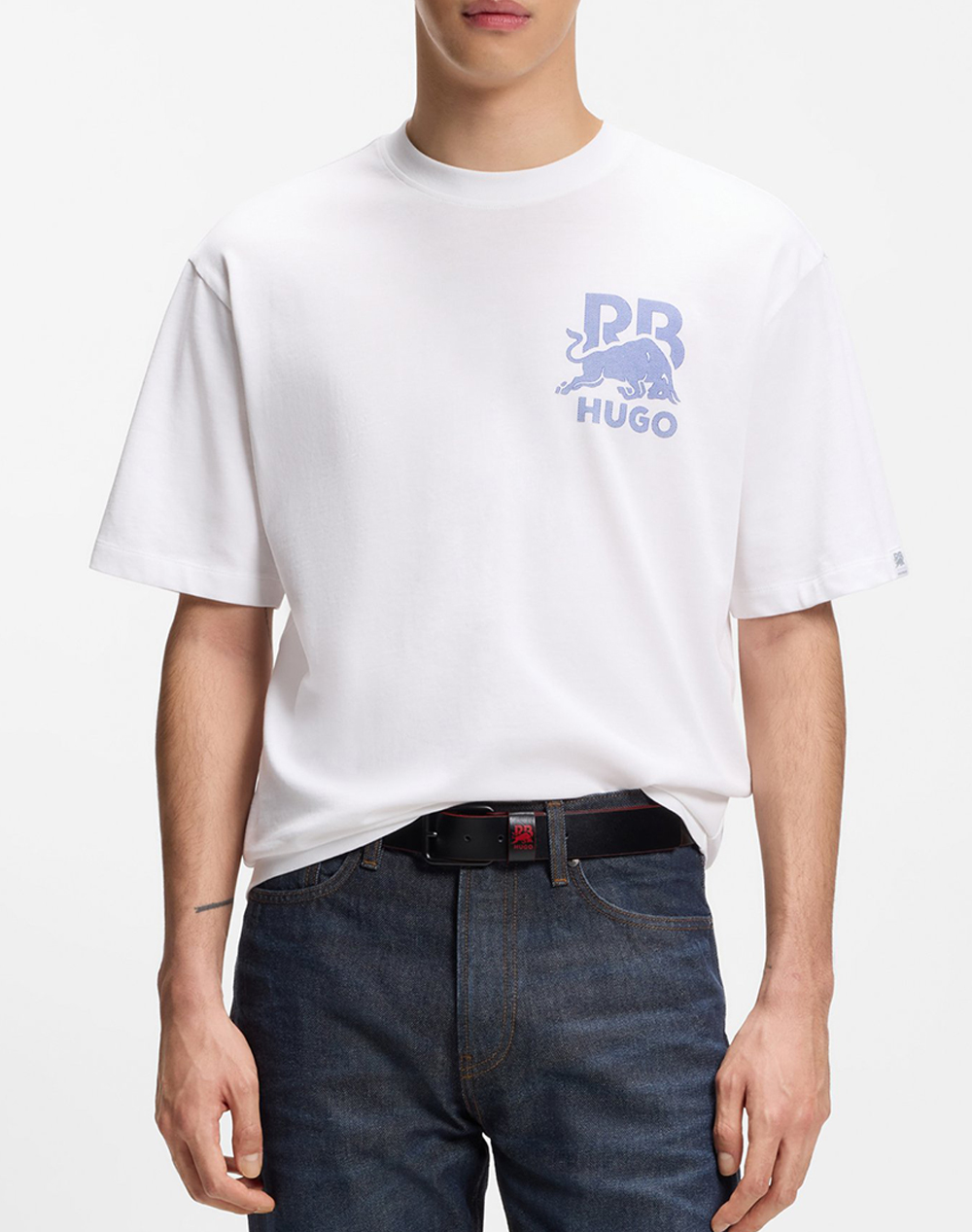 Hugo Delel_Rb 10273257 01 Ανδρας Ρουχα Μπλουζες T Shirt White Βαμβακι 50564572 100