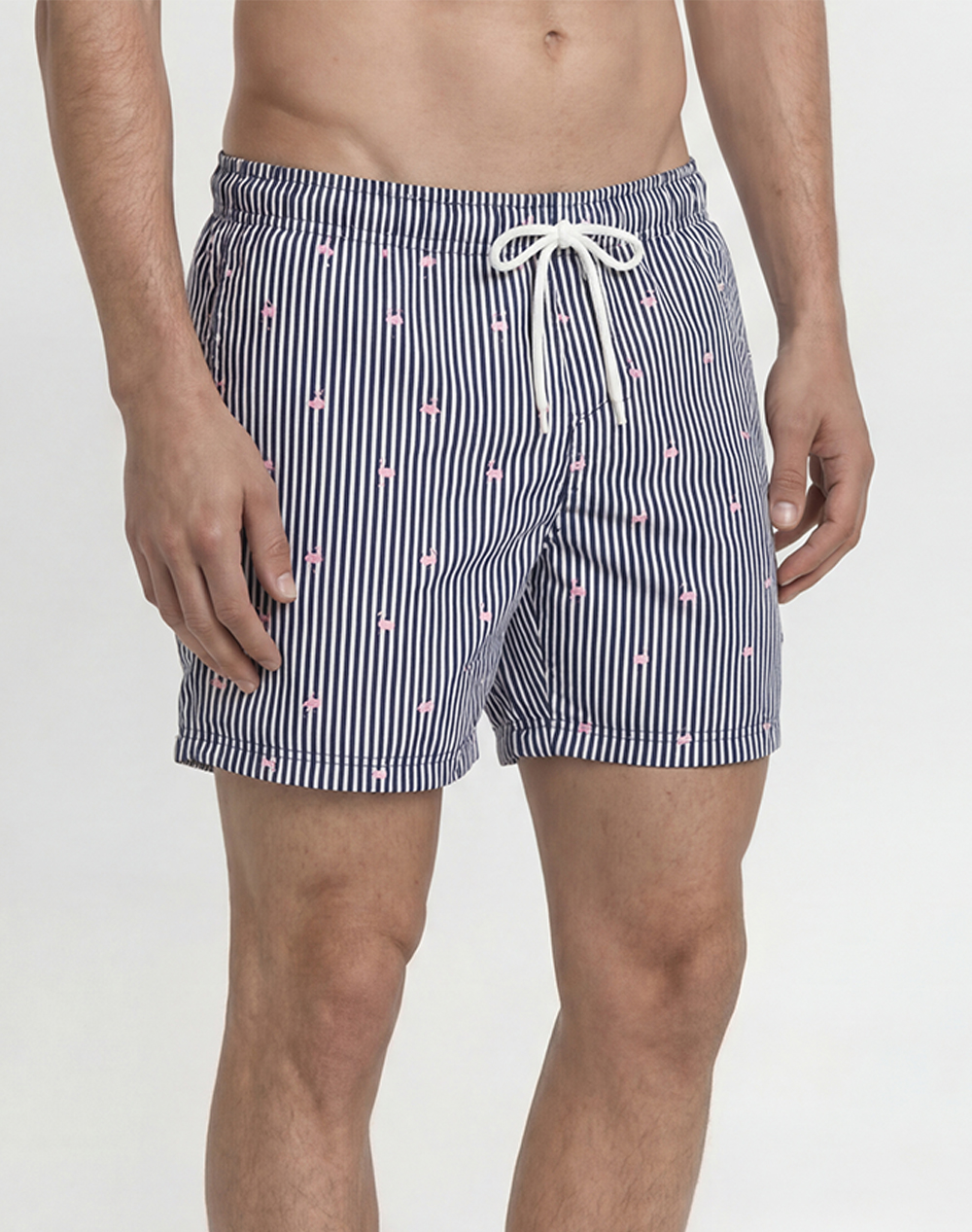 Jack&Jones Jpstmaui Breeze Mini Stripe Swim Srt Sn Ανδρας Ρουχα Μαγιο Σορτς Navyblue Συνθετικο 12291425 Navy Blazer