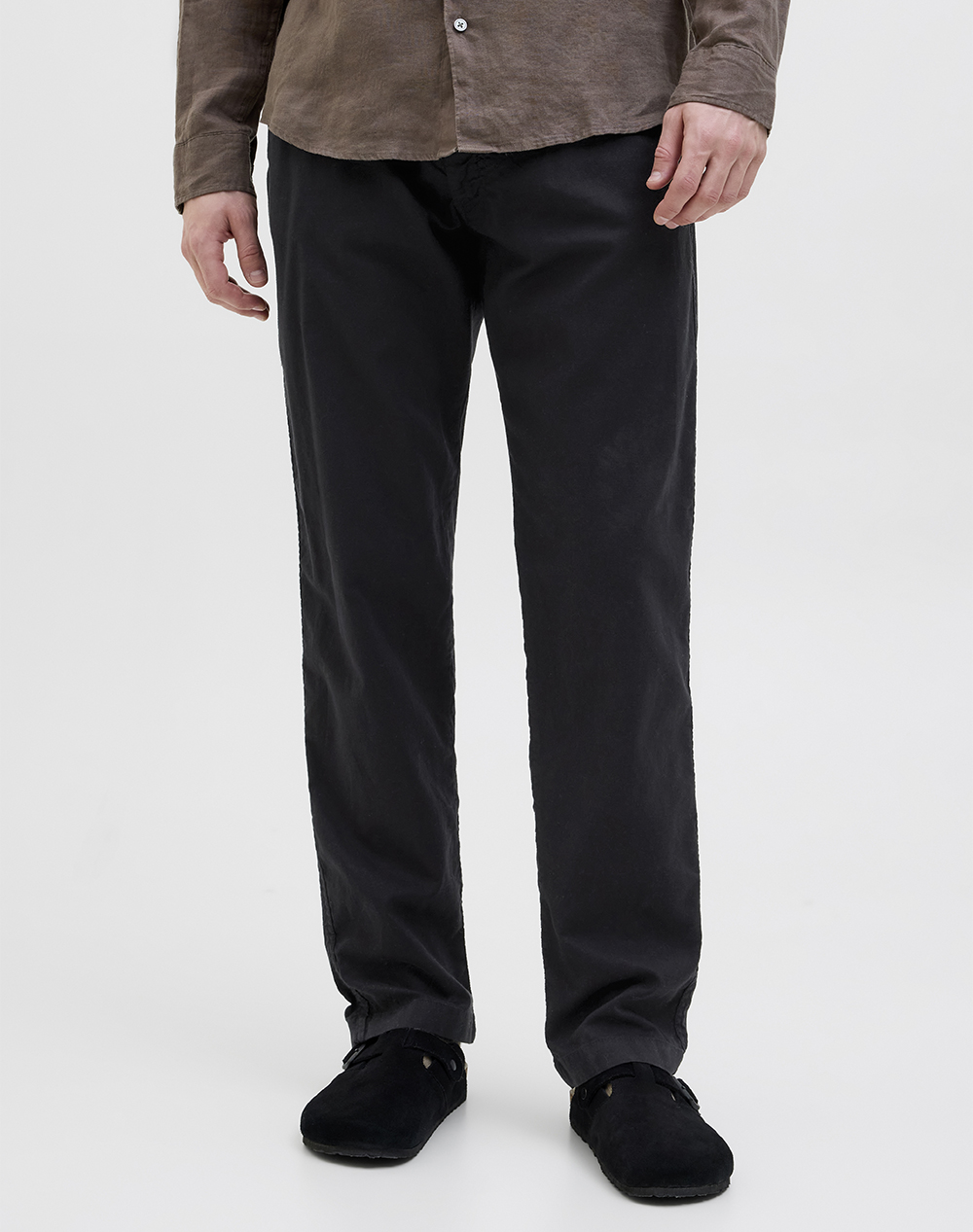 Jack&Jones Jpstkane Hybrid Bondi Jogger Sn Ανδρας Ρουχα Παντελονια Chinos Black Βαμβακιλινο 12274977 Black