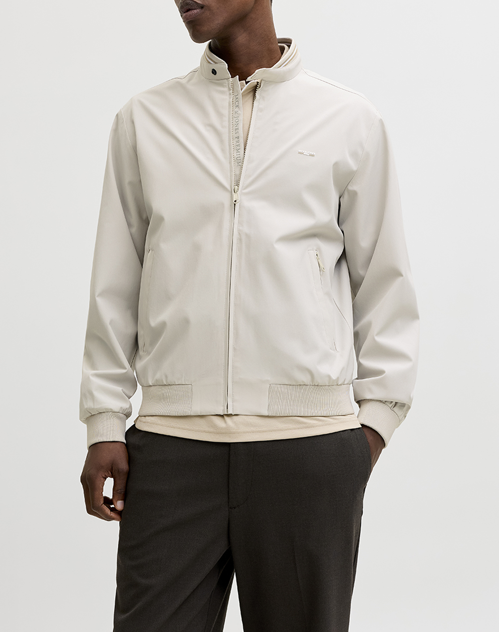 Jack&Jones Jprblubrad Bomber Jacket Sn Ανδρας Ρουχα Πανωφορια Μπουφαν Ecru Συνθετικο 12273393 Moonstruck