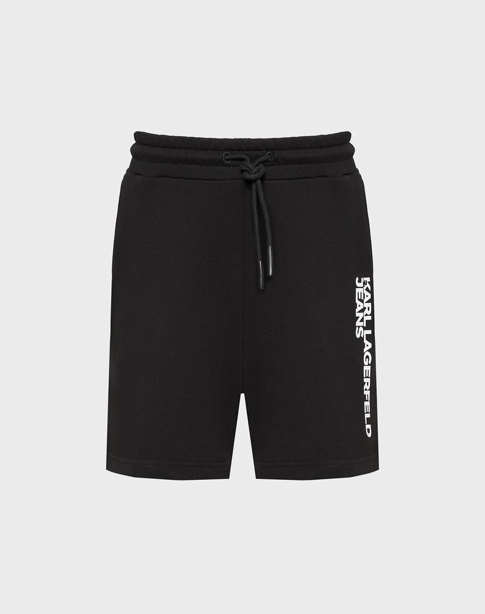 Karl Lagerfeld Jeans Klj Text Logo Sweatshort Ανδρας Αθλητικα Κατω Ενδυση Σορτς / Βερμουδα Black Βαμβακι A2M10166 999