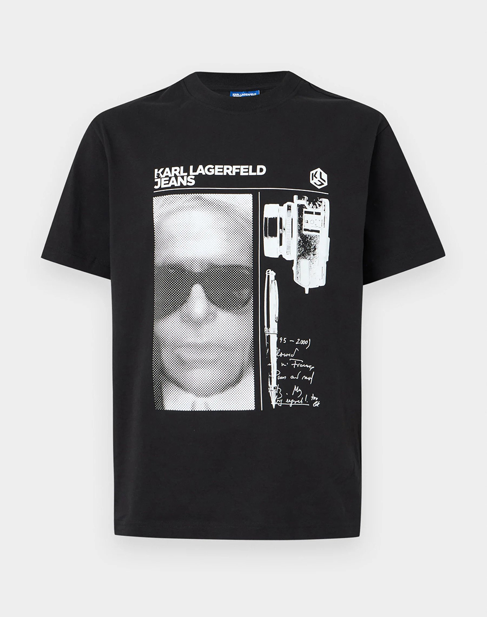 Karl Lagerfeld Jeans Klj Reg Karl Tee Ανδρας Ρουχα Μπλουζες T Shirt Black Βαμβακι B2M17067 999