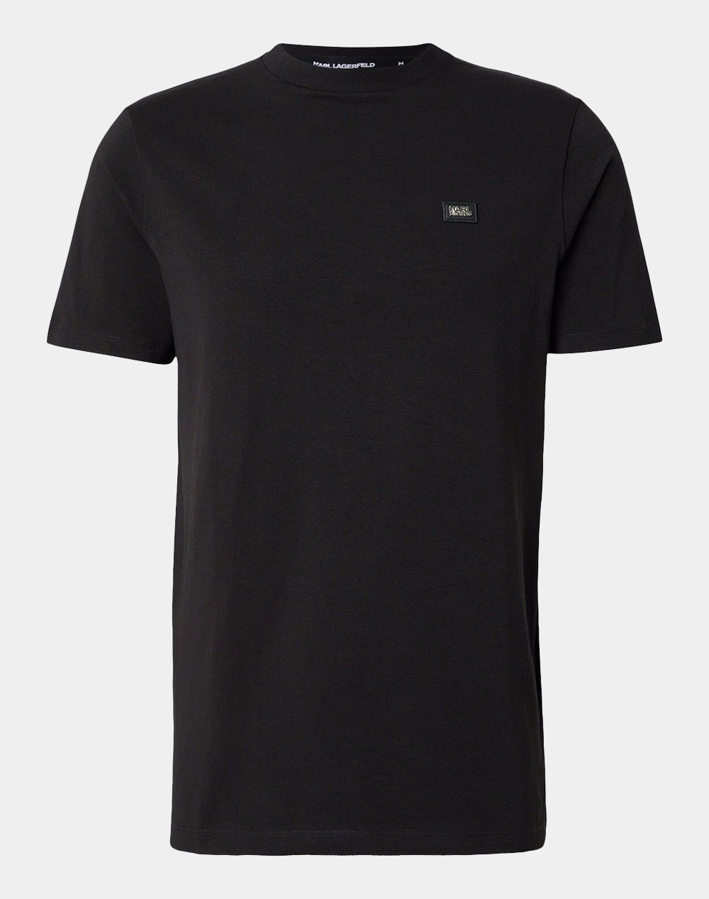 Karl Lagerfeld T Shirt Crewneck Ανδρας Ρουχα Μπλουζες T Shirt Black Βαμβακιμε Ελασταν 755052 562235 990