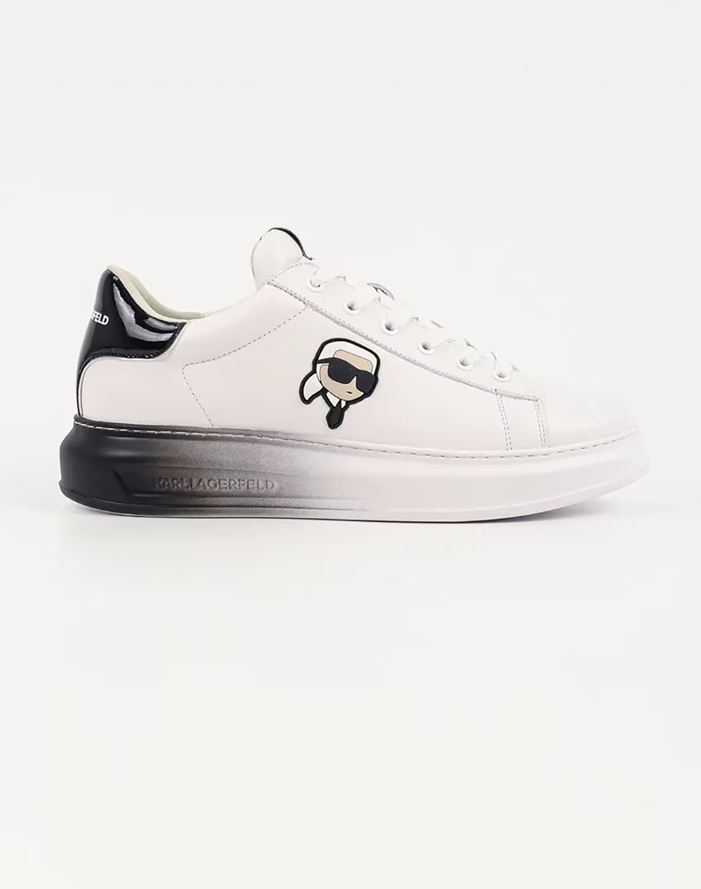Karl Lagerfeld Kapri Ombre Nft Lo Lace Ανδρας Παπουτσια Sneakers Offwhite Δερμα Kl52530F 011