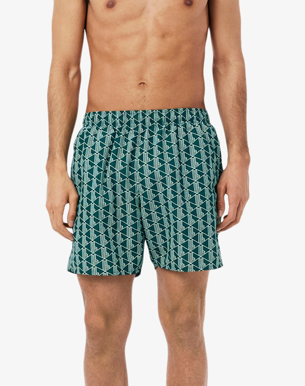 Lacoste Μαγιω Swimwear Ανδρας Ρουχα Μαγιο Σορτς Mixed Συνθετικο 3Mh9086 D1R