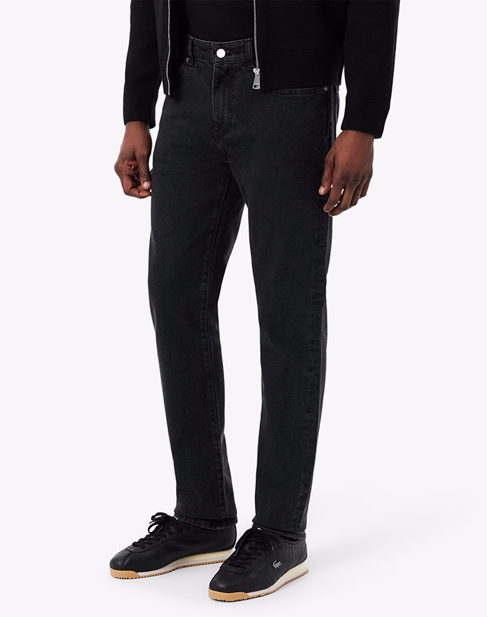 Lacoste Παντελονι Ανδρας Ρουχα Παντελονια Jeans Denimblack Βαμβακιμε Ελασταν 3Hh5019 34 Hyy