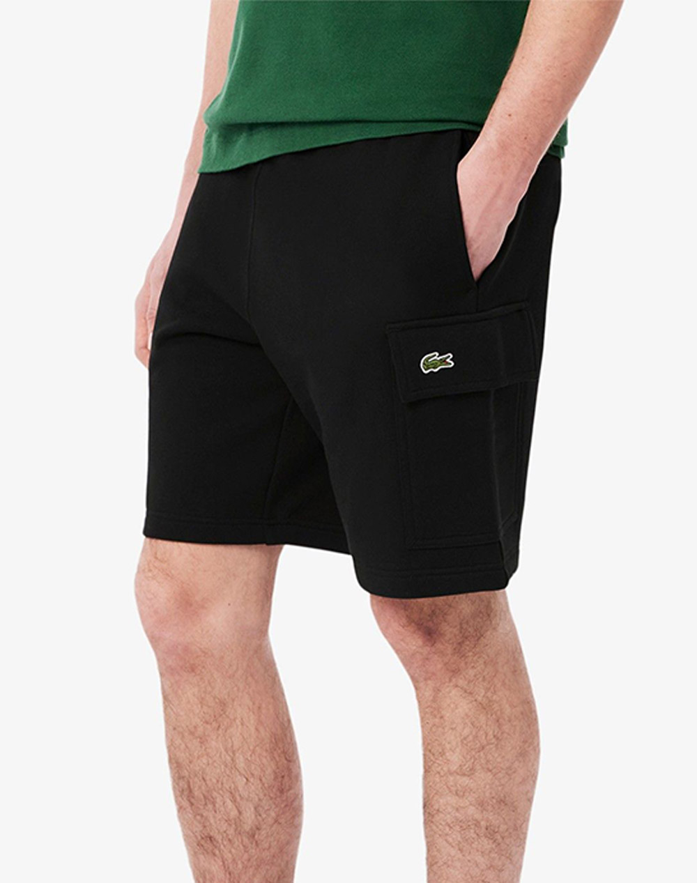 Lacoste Σορτς Shorts Ανδρας Αθλητικα Κατω Ενδυση Σορτς / Βερμουδα Black Βαμβακι 3Gh9743 031