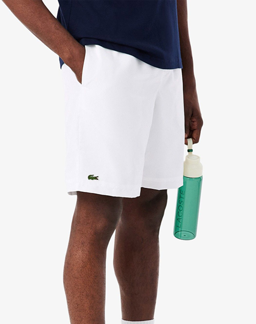 Lacoste Σορτς Ανδρας Αθλητικα Κατω Ενδυση Σορτς / Βερμουδα White Συνθετικο 3Gh353T 001