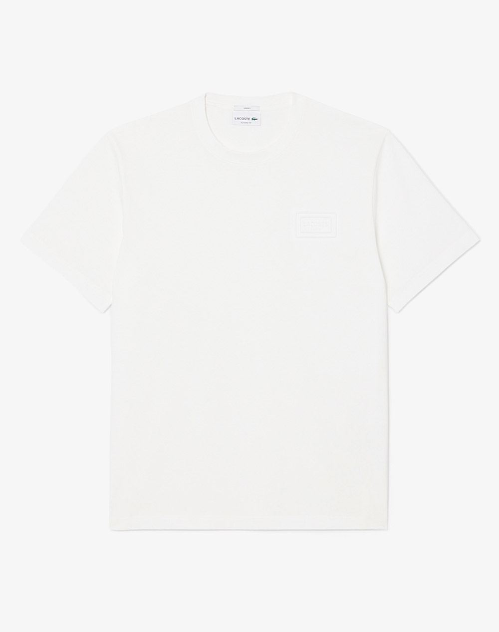 Lacoste Μπλουζα Κμ Tee Shirt Ss Ανδρας Ρουχα Μπλουζες T Shirt Offwhite Βαμβακι 3Th0753 70V - Koolfly