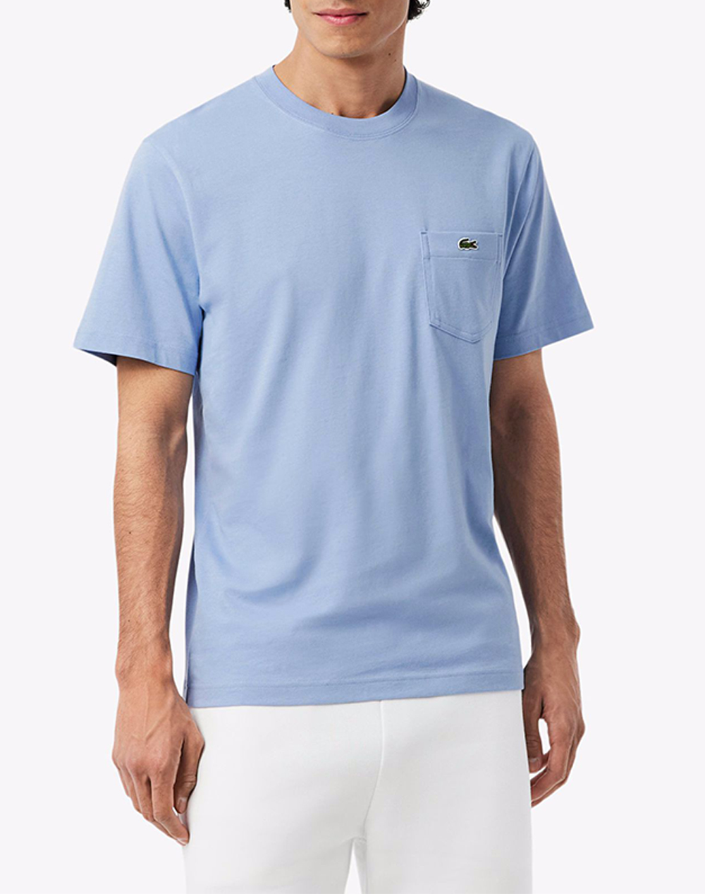 Lacoste Μπλουζα Κμ Ανδρας Ρουχα Μπλουζες T Shirt Lightblue Βαμβακι 3Th2827 Aey - Koolfly