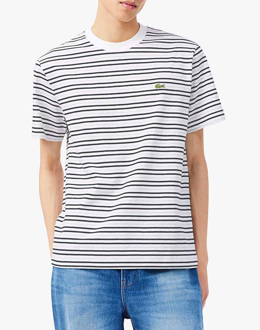 Lacoste Μπλουζα Κμ Tee Shirt Ss Ανδρας Ρουχα Μπλουζες T Shirt Mixed Βαμβακι 3Th0874 7Xi - Koolfly