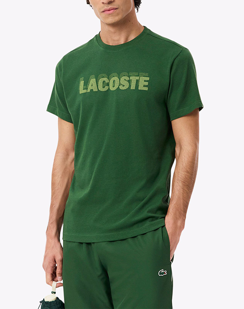 Lacoste Μπλουζα Κμ Tee Shirt Ss Ανδρας Ρουχα Μπλουζες T Shirt Green Βαμβακι,Με Ελασταν,Συνθετικο 3Th0217 4Zi - Koolfly