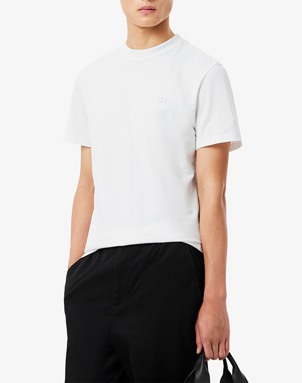 Lacoste Μπλουζα Κμ Tee Shirt Ss Ανδρας Ρουχα Μπλουζες T Shirt White Βαμβακισυνθετικο 3Th5060 001