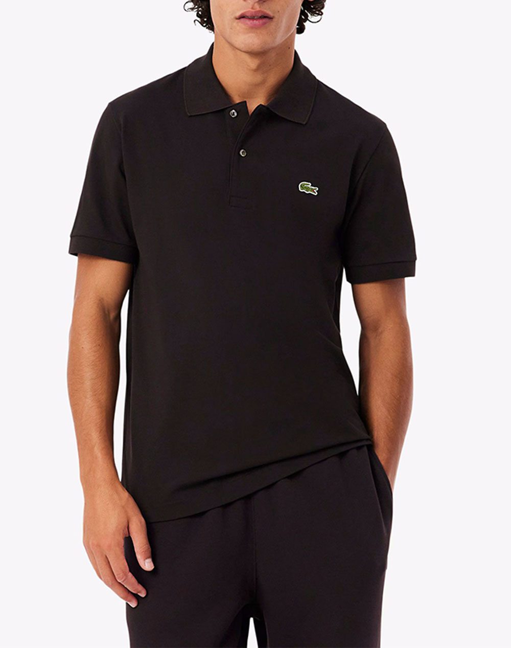 Lacoste Μπλουζα Κμ Ανδρας Ρουχα Μπλουζες Polo Darkbrown Βαμβακιμε Ελαστανσυνθετικο 3Ph9851 3La