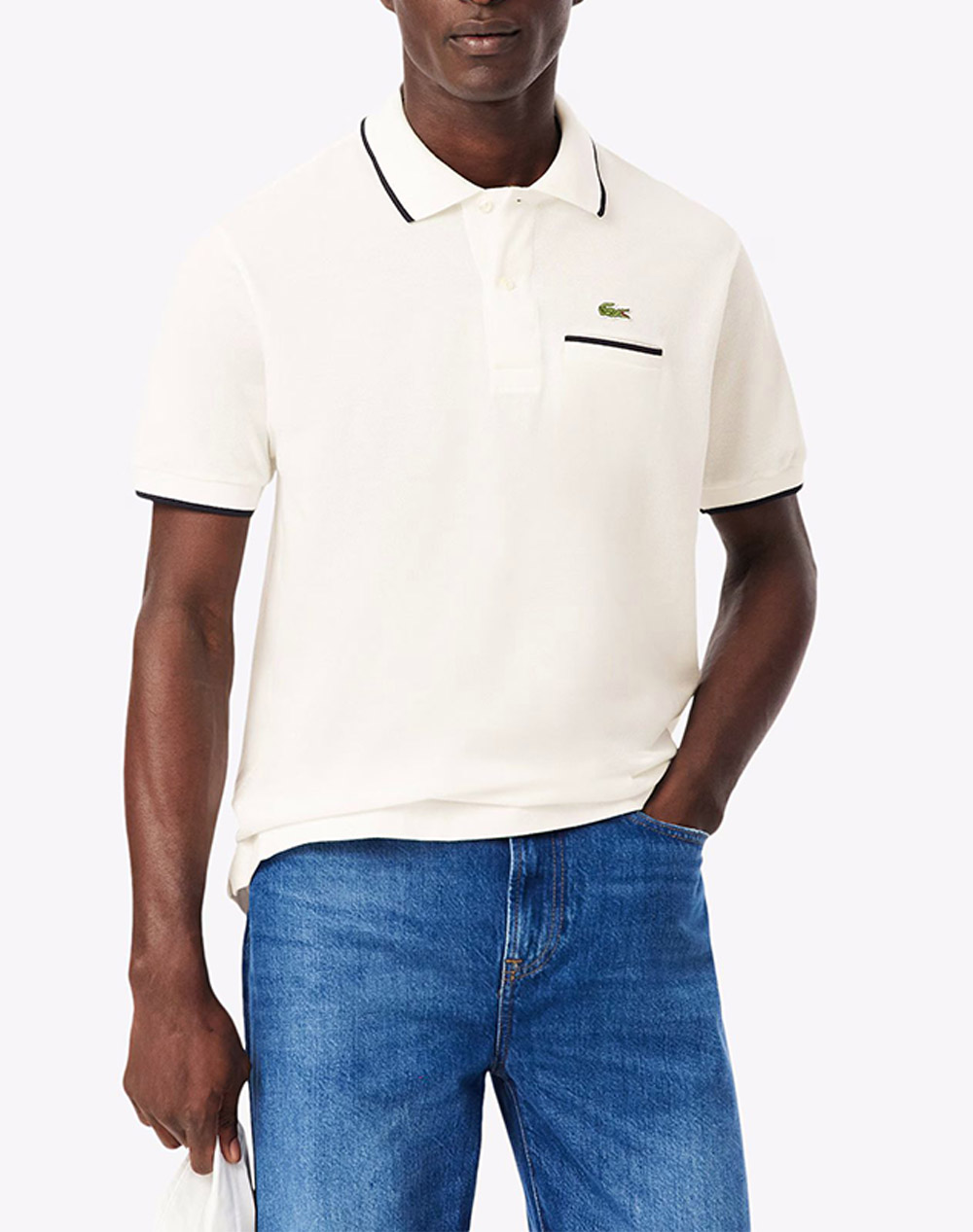 Lacoste Μπλουζα Κμ Polo Ss Ανδρας Ρουχα Μπλουζες Polo Offwhite Βαμβακι 3Ph9838 Ev0 - Koolfly