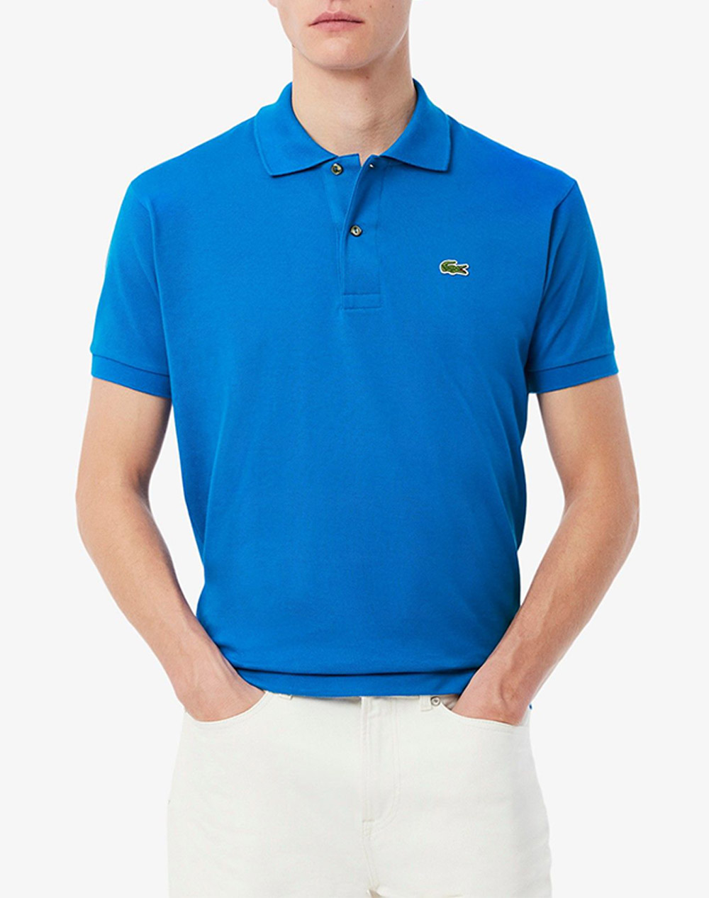 Lacoste Μπλουζα Κμ Ανδρας Ρουχα Μπλουζες Polo Blue Βαμβακι 3L1212 3D3 - Koolfly