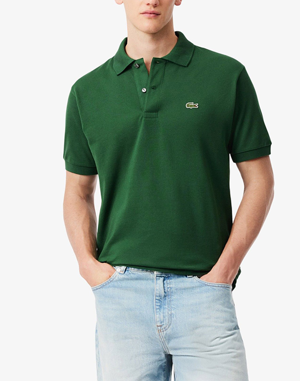 Lacoste Μπλουζα Κμ Ανδρας Ρουχα Μπλουζες Polo Darkgreen Βαμβακι 3L1212 132 - Koolfly