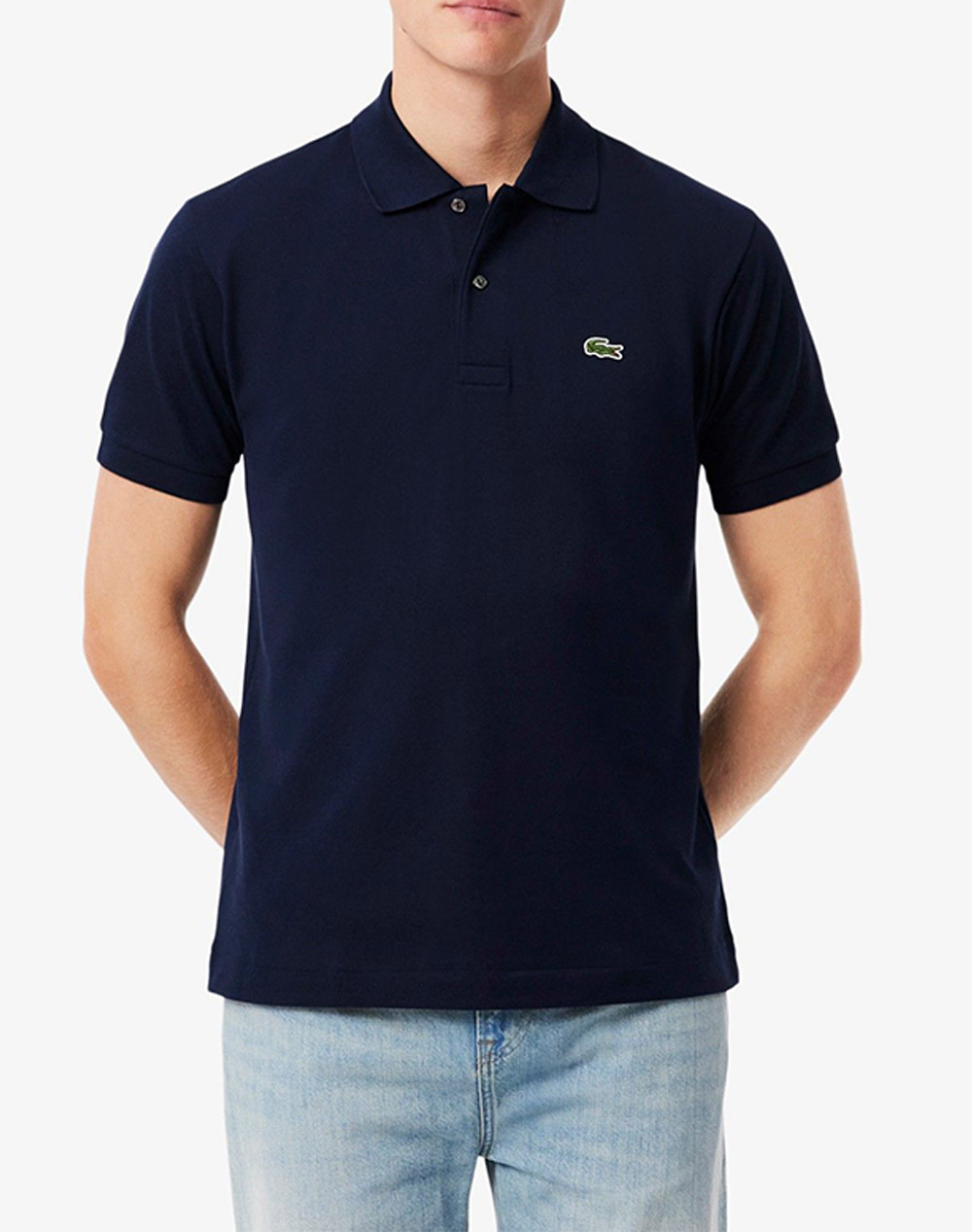 Lacoste Μπλουζα Κμ Ανδρας Ρουχα Μπλουζες Polo Navyblue Βαμβακι 3L1212 166 - Koolfly