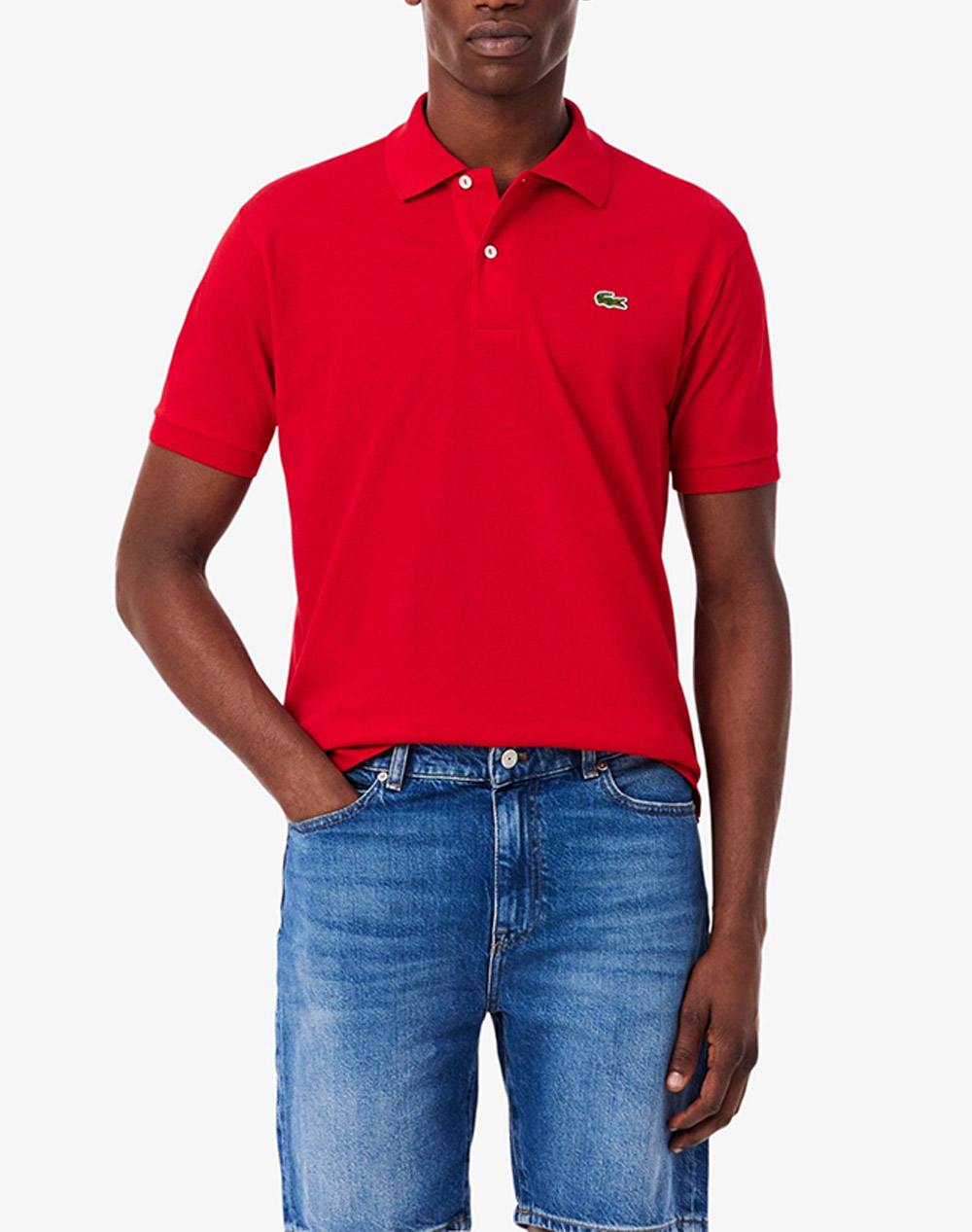 Lacoste Μπλουζα Κμ Ανδρας Ρουχα Μπλουζες Polo Red Βαμβακι 3L1212 240