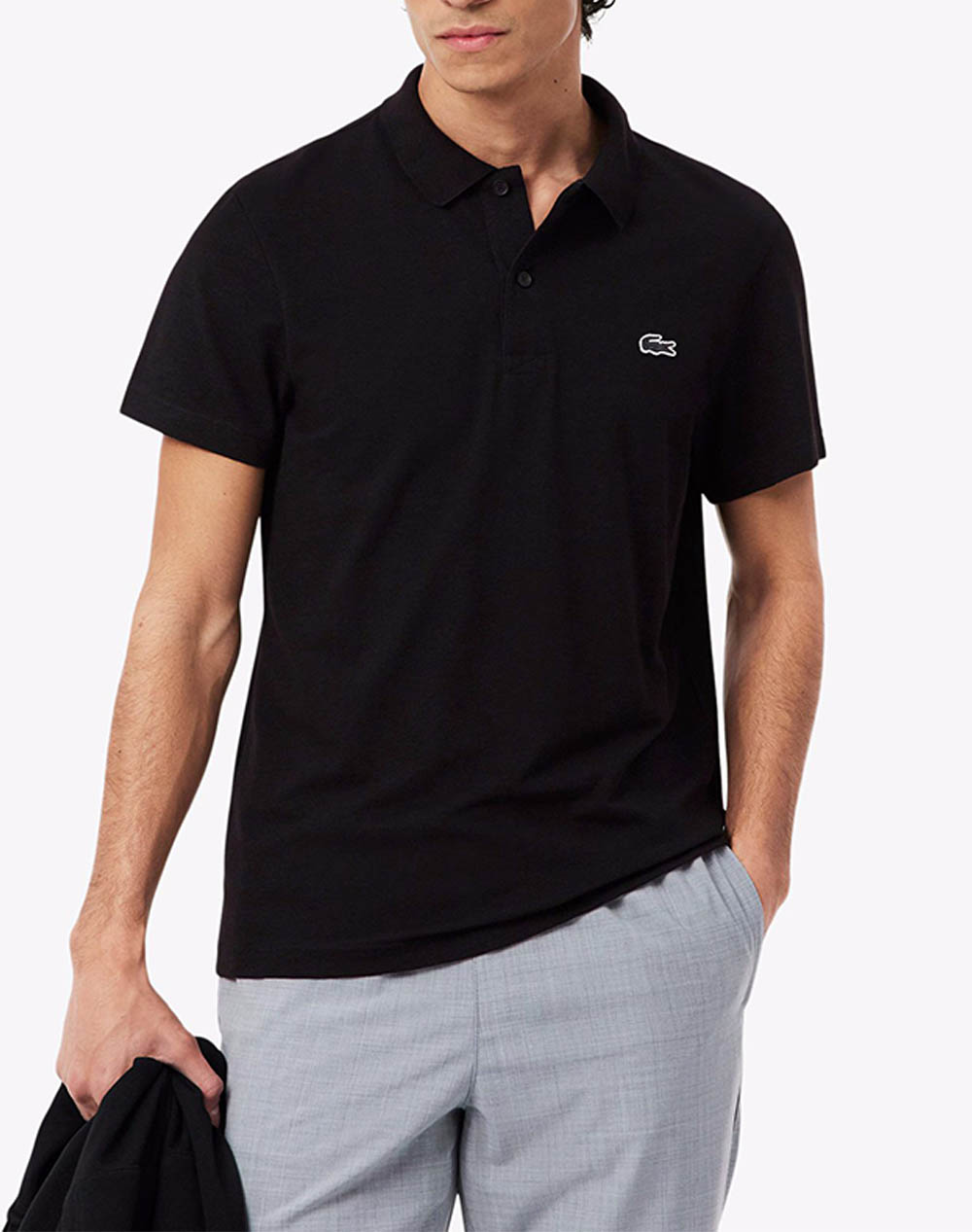 Lacoste Μπλουζα Πολο Κμ Polo Ss Ανδρας Ρουχα Μπλουζες Polo Black Βαμβακι,Με Ελασταν,Συνθετικο 3Dh5522 031 - Koolfly