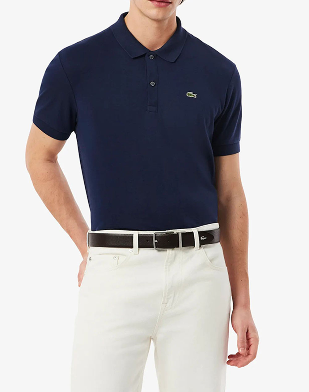 Lacoste Μπλουζα Κμ Ανδρας Ρουχα Μπλουζες Polo Darkblue Βαμβακι 3Dh2050 166 - Koolfly