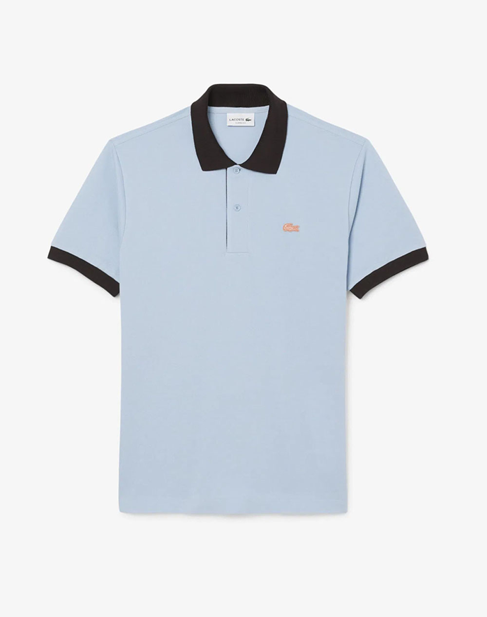 Lacoste Μπλουζα Πολο Κμ Polo Ss Ανδρας Ρουχα Μπλουζες Polo Ciel Βαμβακι 3Ph2017 4I3