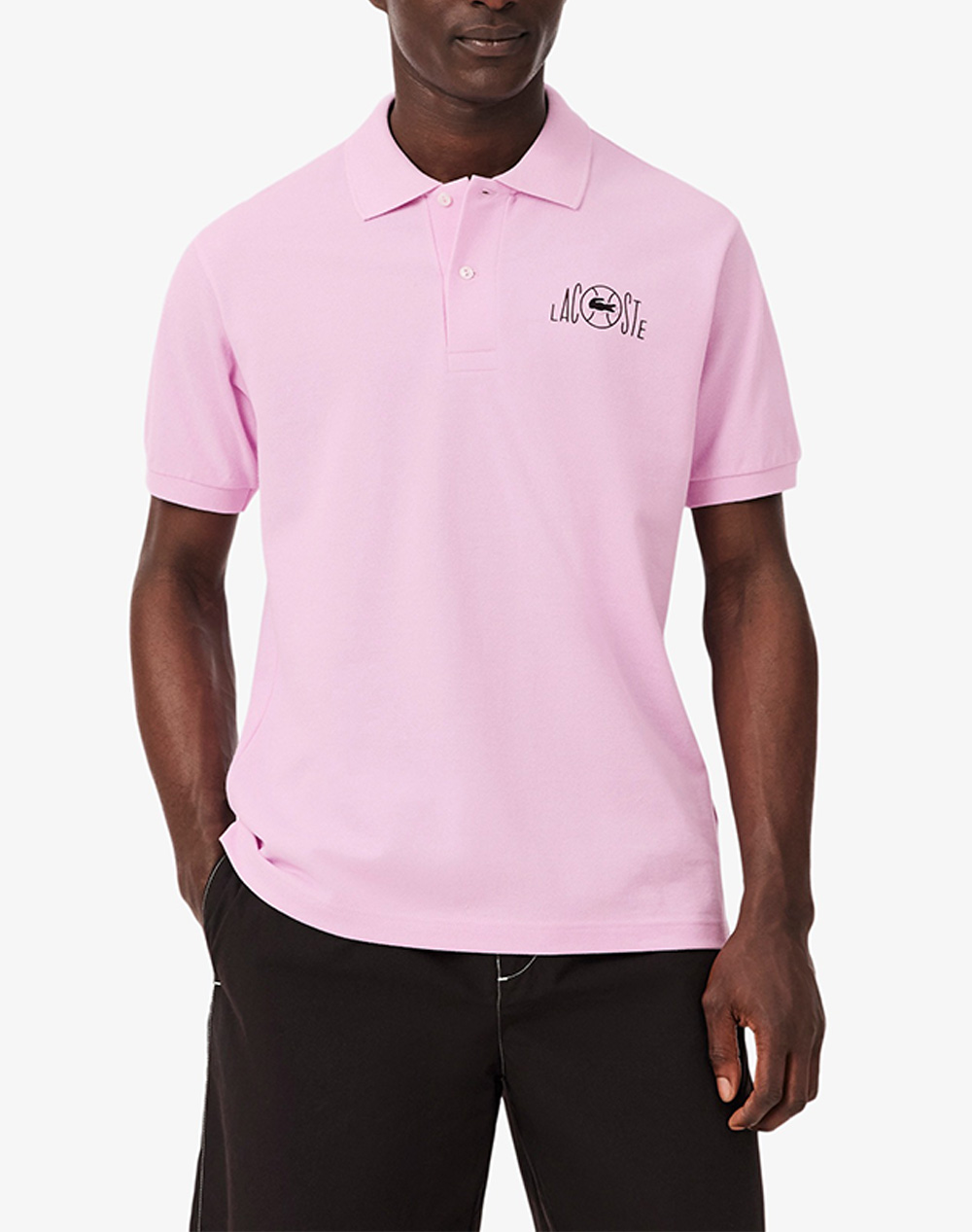 Lacoste Μπλουζα Πολο Κμ Polo Ss Ανδρας Ρουχα Μπλουζες Polo Pink Βαμβακι 3Ph2080 Z4H
