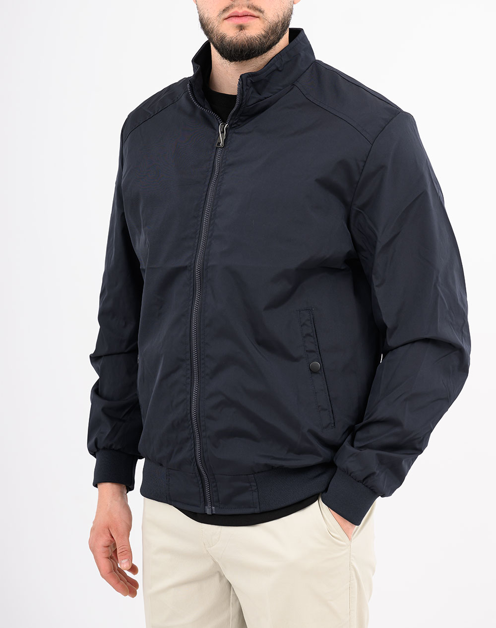 Lexton Μπουφαν Ανδρας Ρουχα Πανωφορια Μπουφαν Navyblue Συνθετικο 04.37.Thomas Navy