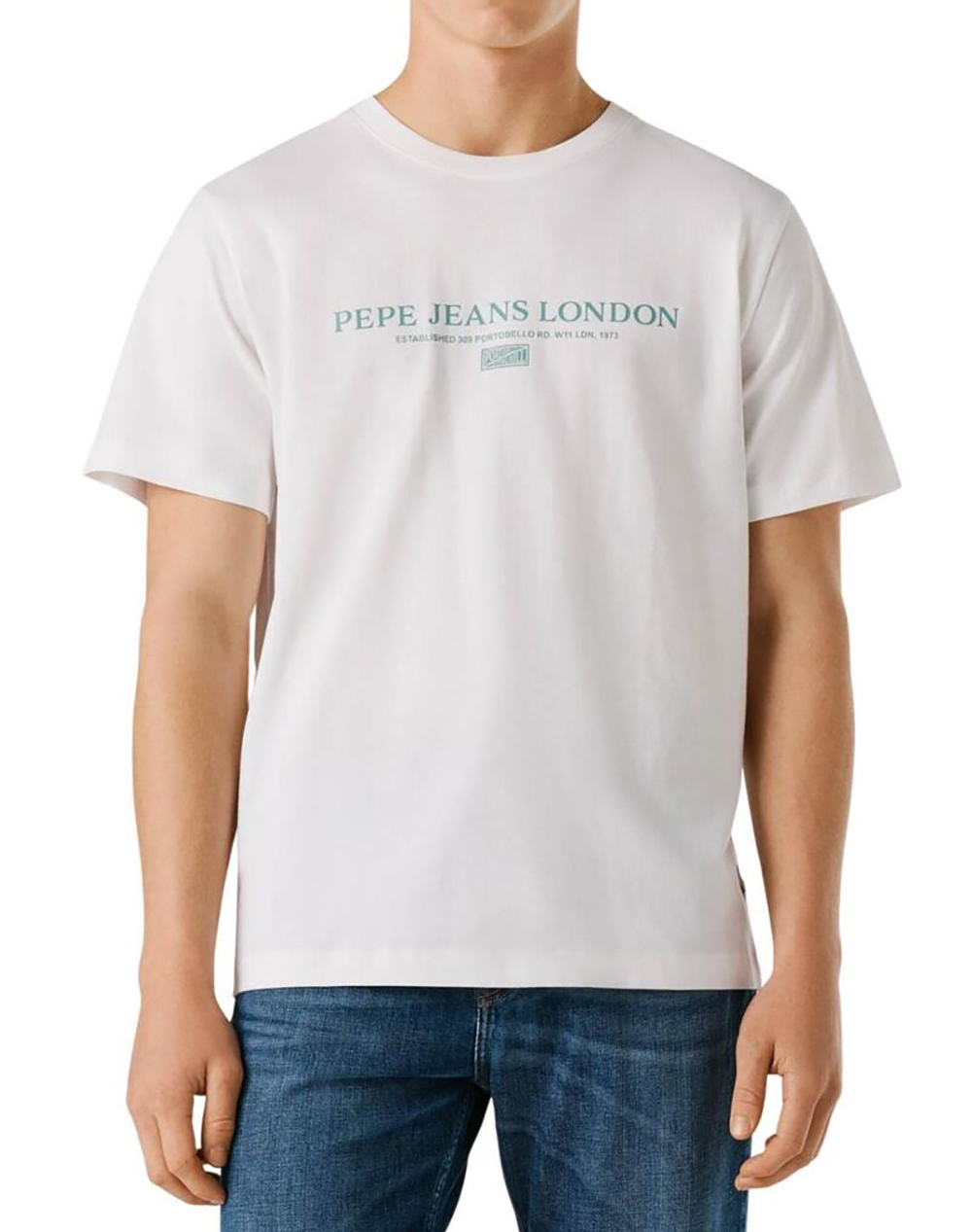 Pepe Jeans Essentials Summer Seasonal Logo Tee Μπλουζα Ανδρικο Ανδρας Ρουχα Μπλουζες T Shirt White Βαμβακι Pm5010309 800/White