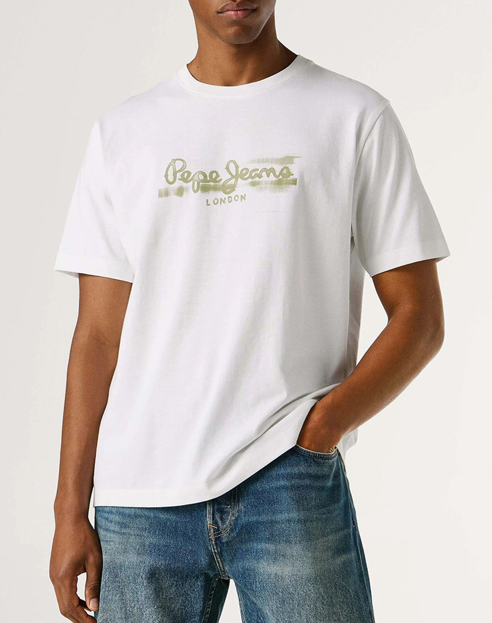 Pepe Jeans Essentials Seasonal Logo Fantasy 3 Μπλουζα Ανδρικο Ανδρας Ρουχα Μπλουζες T Shirt White Βαμβακι Pm5010292 800/White