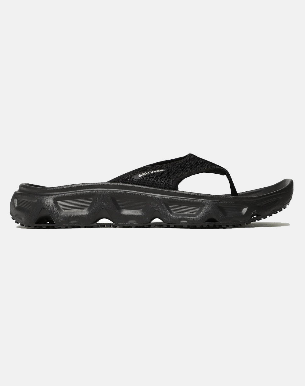 Salomon Recovery Reelax Shoes Reelax Break 6.0 Black/Black/Alloy Παπουτσι Ανδρικο Ανδρας Αθλητικα Παπουτσια Σαγιοναρες Black Συνθετικουφασμα L471