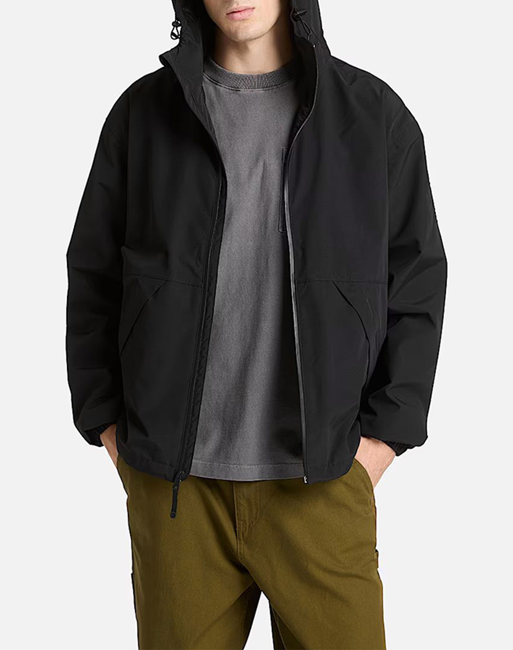 Timberland Waterproof Shell Jacket Ανδρας Ρουχα Πανωφορια Μπουφαν Black Συνθετικο Tb0a68cb 001 - Koolfly