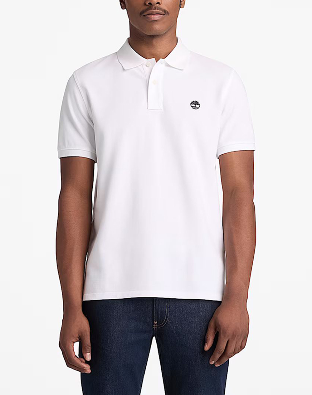 Timberland Pique Short Sleeve Polo Ανδρας Ρουχα Μπλουζες Polo White Βαμβακι Tb0a6vdp 100 - Koolfly