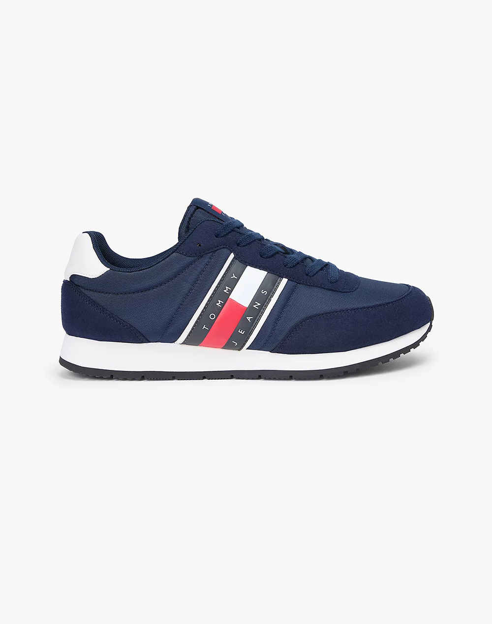 Tommy Jeans Tjm Classic Runner Ανδρας Παπουτσια Sneakers Navyblue Συνθετικο Em0Em01709 C1G